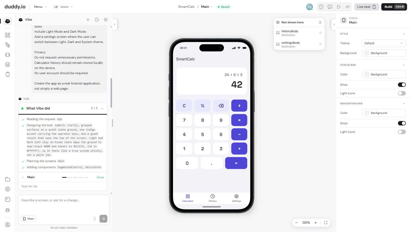 Duddy.io screenshot